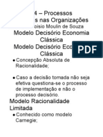 Processos decisórios nas organizações