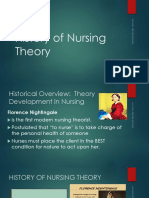 3 History of Nursing Theory