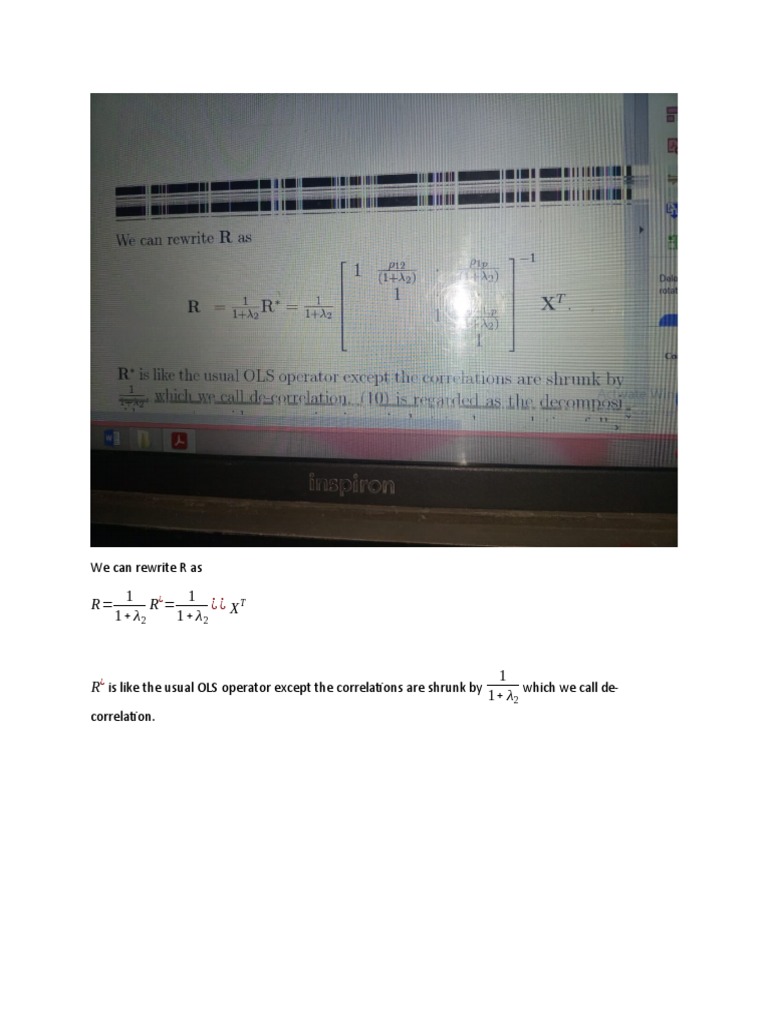 We Can Rewrite R As | PDF