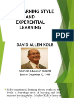 Kolb Learning Style AND Experential Learning