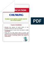Pronunciation Chunking