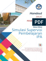 Handout Simulasi Supervisi Pembelajaran IPA Rev 06062021