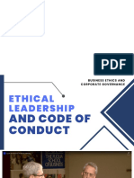 Ethical Leadership & Code of Conduct