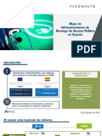 Mapa de Despliegue de Infraestructura de Recarga Pública 2021 2030. ANFAC FACONAUTO