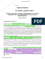 Manila Electric Co., v. The City Assessor - Treasurer of Lucena GR No. 166102 (August 4, 2015)