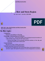 Topic 4: Bow and Stern Region: MTR 1102 - Ship, Ship Routines and Ship Construction