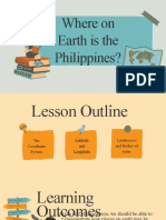 Where On Earth Is The Philippines?: Grade 7 Science