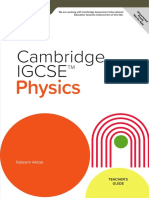 MCE Cambridge IGCSE Physics Teacher's Guide (Uncorrected Proof Ver)