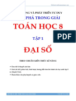 Bồi Dưỡng Phát Triển Tư Dư Toán 8 Phần Đại Số