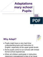 Text Adaptations For Primary School Students