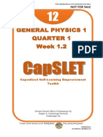 General Physics 1 Quarter 1 Week 1.2: Not For Sale