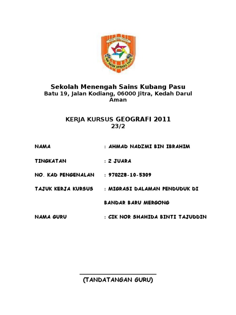 Kerja Kursus Geografi Tingkatan 2 Migrasi Dalaman Penduduk Kerja Kursus Geografi Tingkatan 2 Migrasi Dalaman Penduduk