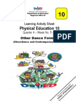 4TH Quarter Grade 10 Pe Learning Activity Sheets Week 5 - 8