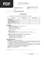 03 PMC Form No. 21 - JDR Report