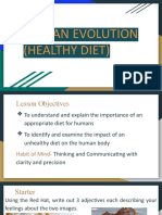 Human Evolution (Healthy Diet)