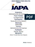 Tarea 3 de Administracion de Empresas 2