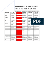 Jadwal Pelayanan Rawat Jalan Puskesmas Pabedilan TGL 31 Mei 2022