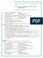 Learning Activity Sheet Oral Communication