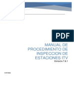 Manual de Procedimiento de Inspeccion de Estaciones ITV Versión 7.6.1