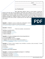 Atividade de Portugues Infinitivo Participio Gerundio 7º Ano Respostas