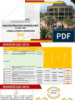 Ejecución Presupuesto Inversión - Corte Julio 30