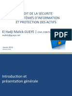 Audit de La Sécurité Des SI CESAG MPACG2JOUR