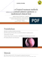 Comparison of Topical Treatment Methods Used in Recurrent