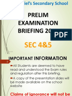 St. Gabriel's Prelim Exam Briefing