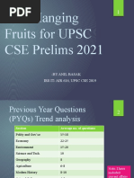 Low Hanging Fruits For UPSC CSE Prelims 2021