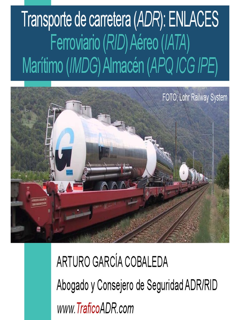 Normas de Transporte ADR/RID | PDF | Transporte