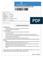 TCS Xplore Proctored Assessment 25th Dec 2021