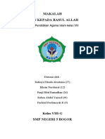 (Pai) Viii - Makalah Kelompok Iman Kepada Rasul Allah