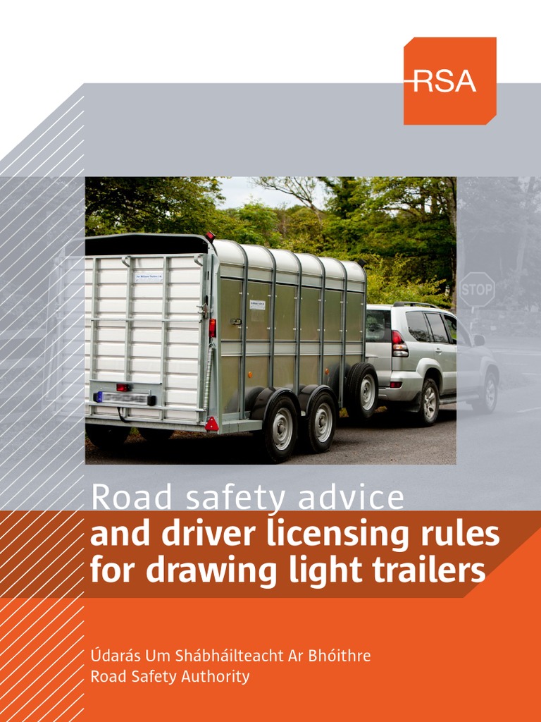 Road Safety Advice and Driver Licensing Rules For Drawing Light