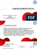 Tejido hematopoyético: formación de células sanguíneas