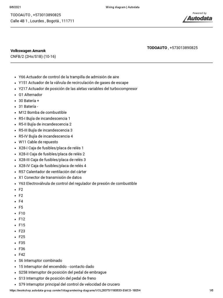 Vw amarok 2 0d 2010 2017 pdf turbocompresor acelerador
