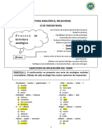 Comprensión lectora analógica