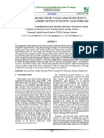 Transfer Learning With VGG16 and Inceptionv3 Model For Classification of Potato Leaf Disease