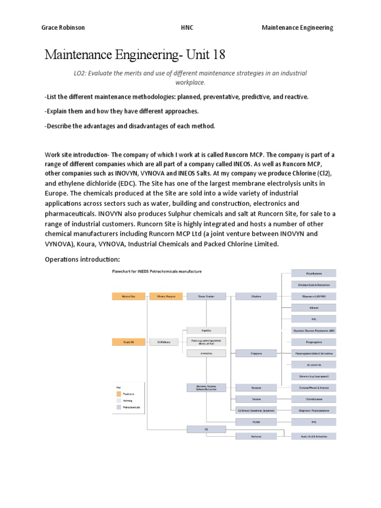 Maintenance Strategies at Runcorn MCP | PDF | Business | Economies