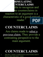 Formulating Counterclaims