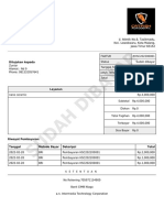 Invoice Car Auto Detailing