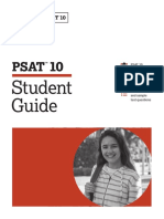 Official Student Guide Psat 10