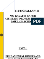 CONSTI Unit 1 - Ms. Gayatri Kapur