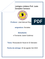 Recaudación Fiscal en El Salvador