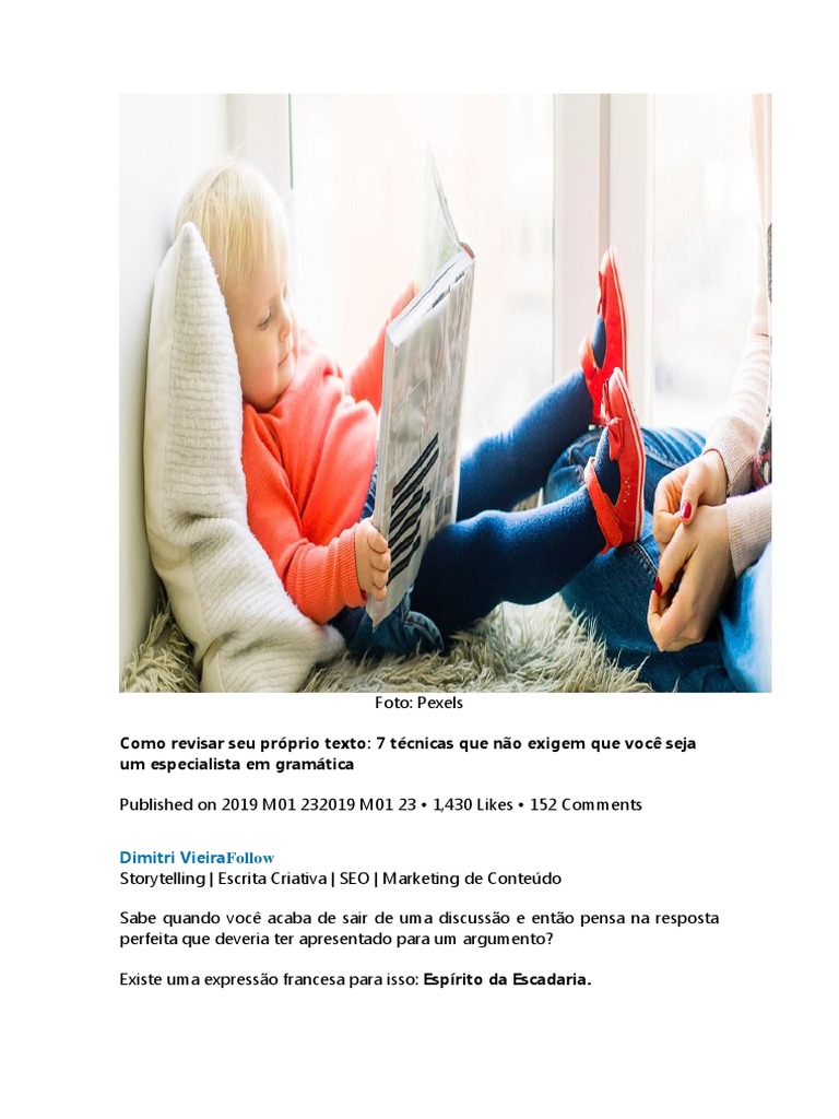 Como revisar seu próprio texto 7 técnicas que não exigem que você seja