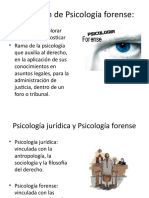 Ambitos de Aplicacion de La Psico Juridica - Areas de Trabajo Psico Forense