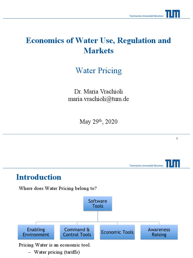 Water Pricing Structures and Impacts | PDF | Elasticity (Economics ...