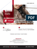 Licenciatura en Comunicacion y Estrategia Digital Plan de Estudios 2021 3