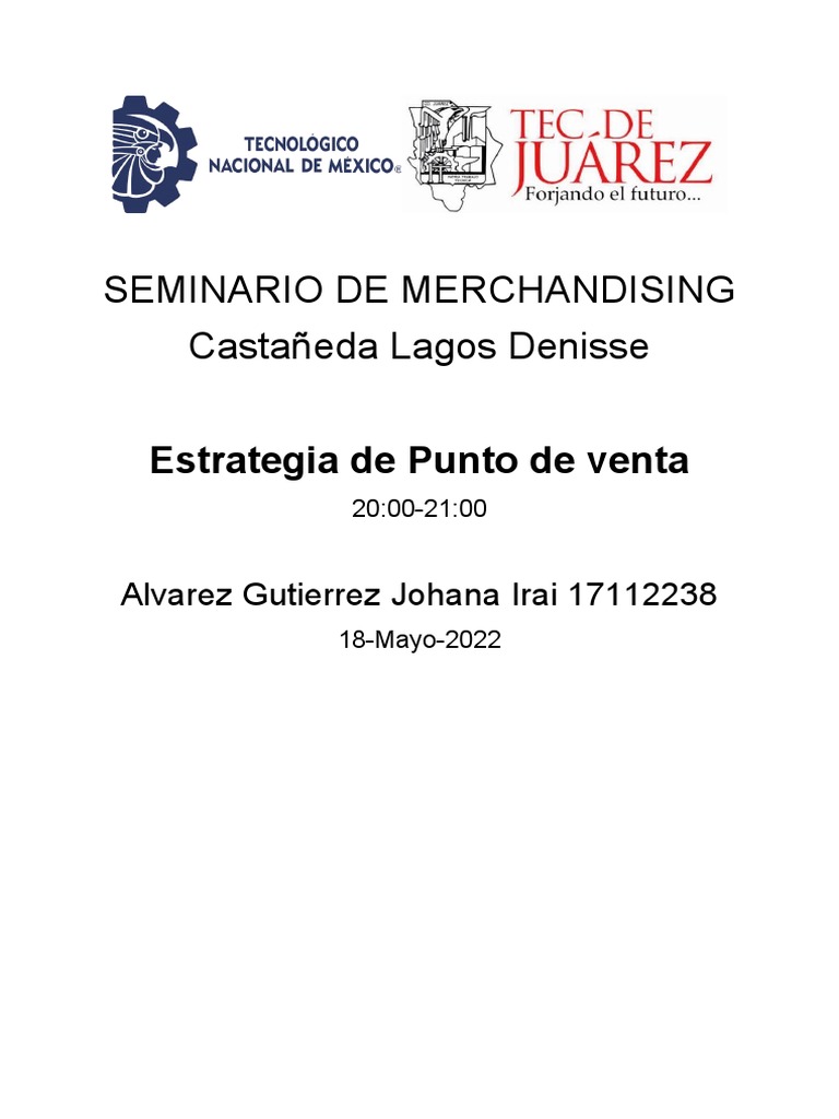Estrategias de Marketing en el Punto de Venta | PDF | Los consumidores ...
