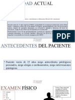 Anamnesis, Antecedentes, Examen Físico