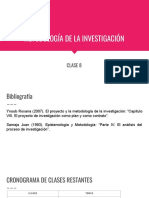 Clase 8 - Metodologia de La Investigacion